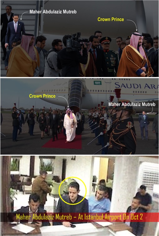 Jamal Khashoggi Murder - Crown Prince and Maher Abdulaziz Mutreb