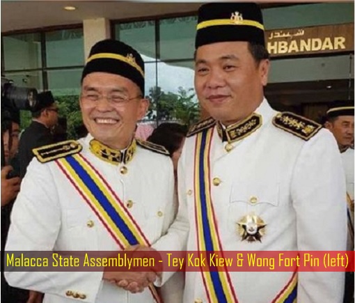 Malacca State Assemblymen - Tey Kok Kiew and Wong Fort Pin