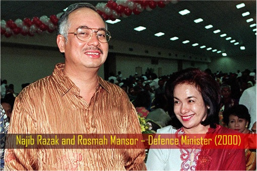 Najib Razak and Rosmah Mansor – Defence Minister - Year 2000
