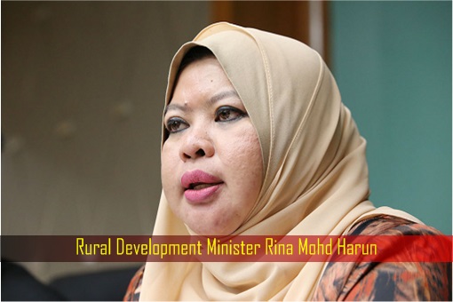 Rural Development Minister Rina Mohd Harun 