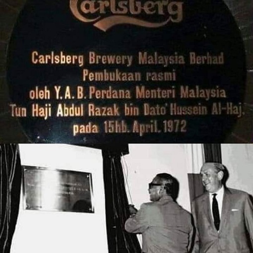 Carlsberg Brewery Malaysia - Official Opening - Prime Minister Abdul Razak Hussein