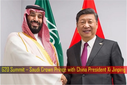 G20 Summit – Saudi Crown Prince with China President Xi Jinping