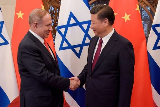 Israel Prime Minister Netanyahu and China President Xi Jinping