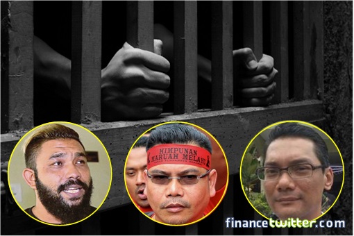 Lock Them Up - UMNO Gangster Jailed - Papagomo, Jamal, Azwanddin