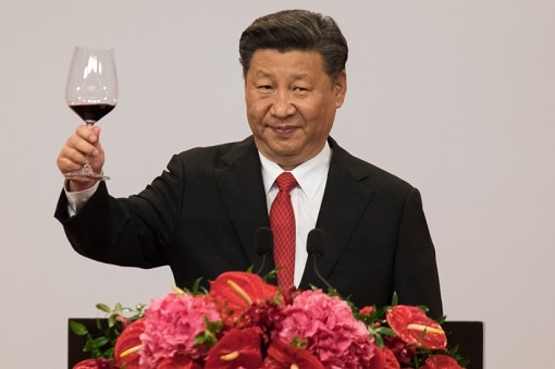 China President Xi Jinping - Toast a Drink