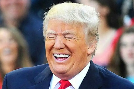 President Donald Trump - Laughing