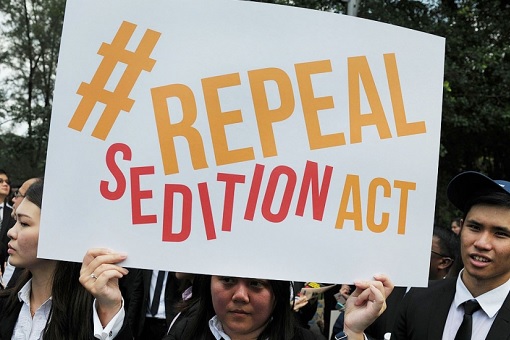 Protest - Repeal Sedition Act Demonstration