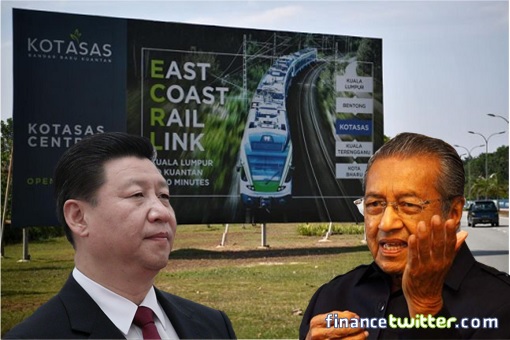 ECRL Project - PM Mahathir and President Xi Jinping