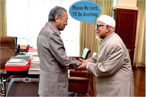 PAS President Hadi Awang Meets Prime Minister Mahathir Mohamad - RM90 Million Bribes