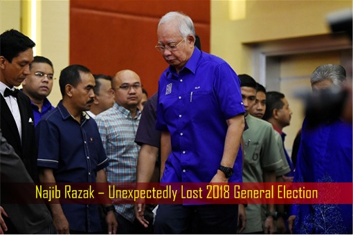 Najib Razak – Unexpectedly Lost 2018 General Election