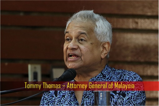 Tommy Thomas – Attorney General of Malaysia