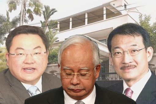 Penang Bungalow Tanjung Bungah Park - Jho Low and father Larry - Najib Razak