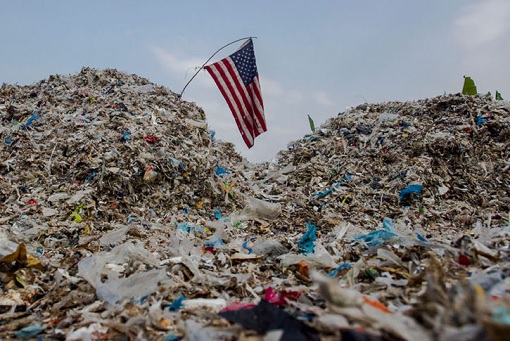 US America - Unwanted Garbage Trash Waste