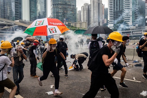 Hong Kong Protest 2019 - Helmet, Hat, Goggle, Umbrella