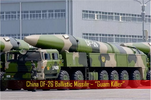 China DF-26 Ballistic Missile – Guam Killer