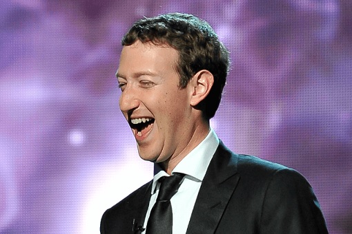 Facebook Mark Zuckerberg Laughs