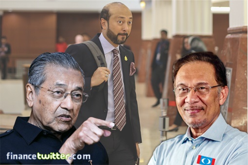 Mukhriz Mahathir - Backpack - Mahathir Mohamad and Anwar Ibrahim