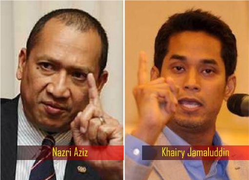 Nazri Aziz and Khairy Jamaluddin