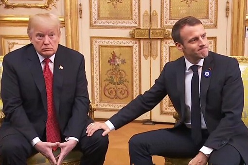 President Donald Trump vs President Emmanuel Macron