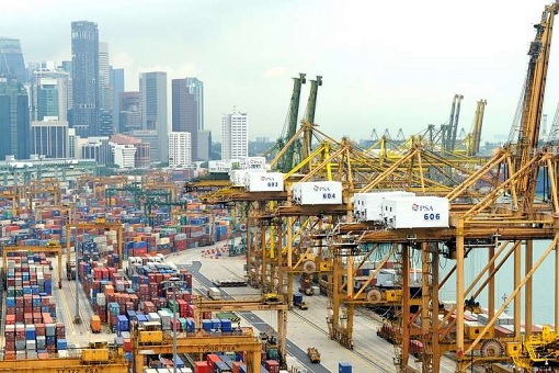 Singapore Economy - Export Import - Port