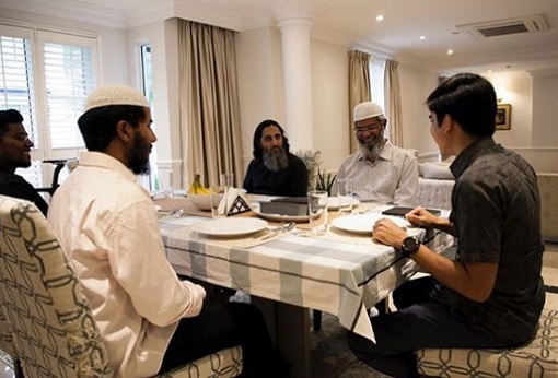 The Dinner - Preacher Zakir Naik and Minister Syed Saddiq - 2