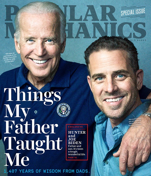 Joe Biden and Son Hunter Biden - Magazine Cover