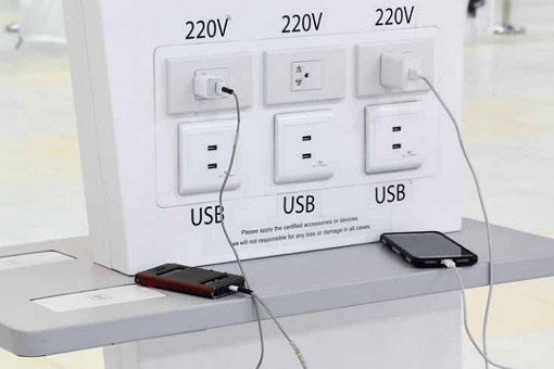 Public USB Charging Station