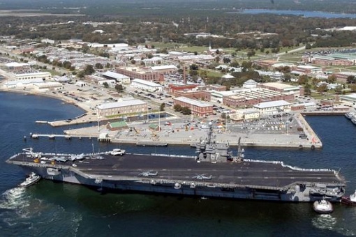 US Pensacola Naval Military Base - Aircraft Carrier