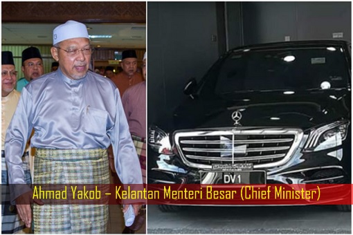 Ahmad Yakob – Kelantan Menteri Besar Chief Minister - Mercedes Benz S450L AMG