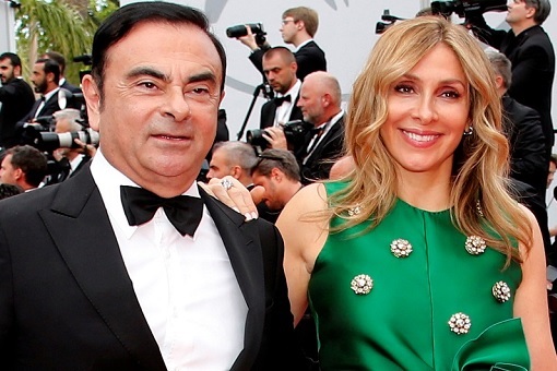 Carlos Ghosn and Wife Carole