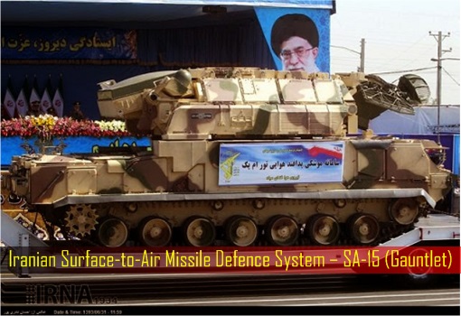 Iranian Surface-to-Air Missile Defence System – SA-15 Gauntlet