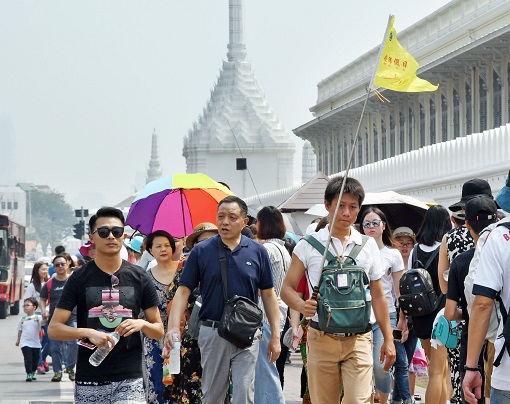 Chinese Tourists in Thailand