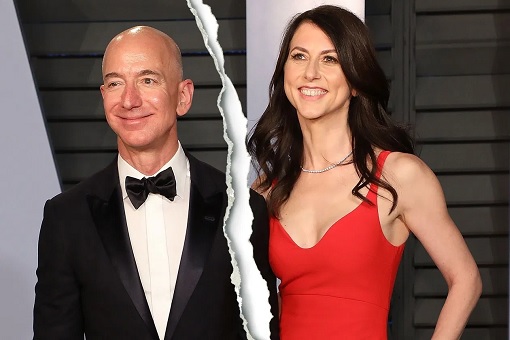 Jeff Bezos and McKenzie - Divorced