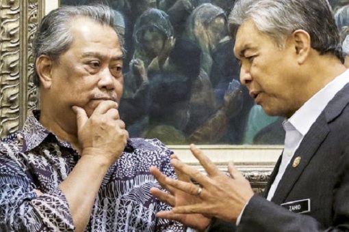 Muhyiddin Yassin and Zahid Hamidi