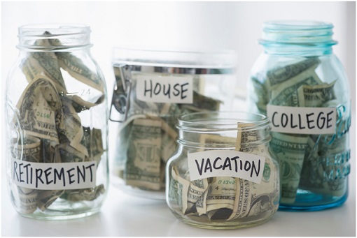 Savings - Retirement, Housing, Vacation, College
