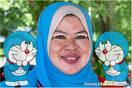 Doraemon Minister Rina Mohd Harun