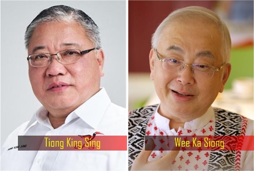 Tiong King Sing and Wee Ka Siong