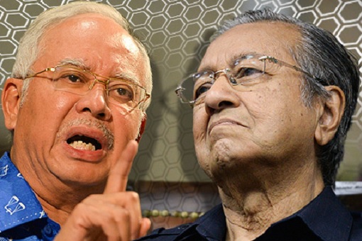 Najib Razak vs Mahathir Mohamad