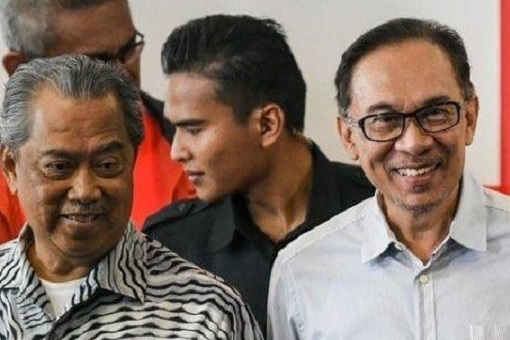 Muhyiddin Yassin and Anwar Ibrahim