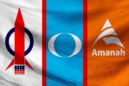 Pakatan Harapan - DAP, PKR, Amanah Symbols