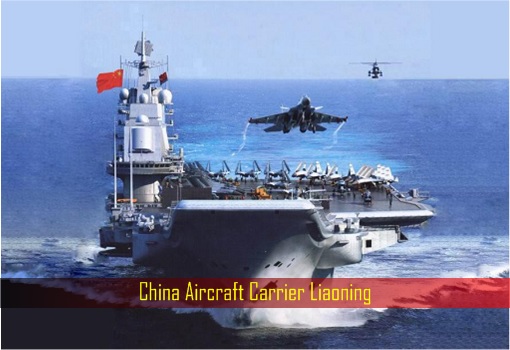 China Aircraft Carrier Liaoning - Front View