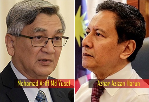 House Speaker - Mohamad Ariff Md Yusof and Azhar Azizan Harun