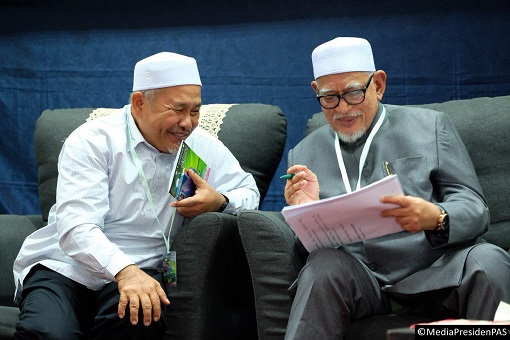 PAS Leaders - Hadi Awang and Tuan Ibrahim