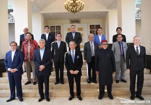 Photo Op - Prime Minister After General Election - Muhyiddin Yassin and 14 Government Leaders
