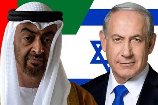 Israel-UAE Diplomatic Deal Normalisation - Israeli PM Netanyahu and Abu Dhabi Crown Prince Sheikh Mohammed bin Zayed