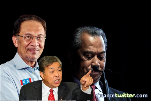 Anwar Ibrahim Claims Parliament Majority - Muhyiddin Panics - Zahid Betrays Muhyiddin