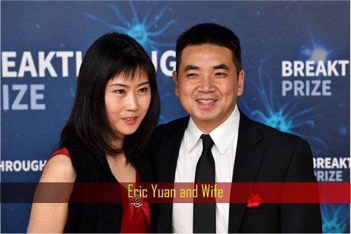 Zoom CEO and Founder Eric Yuan and Wife