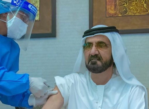 Coronavirus - Dubai Ruler Sheikh Mohammed bin Rashid al Maktoum Given Chinese-Sinopharm Covid-19 Vaccine