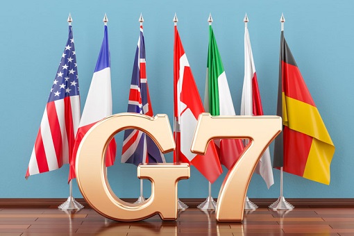 Group Seven G7 - Flags