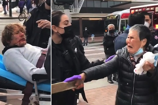 San Francisco - Grandmother Fights Off Attacker Steven Jenkins - Racist Attack